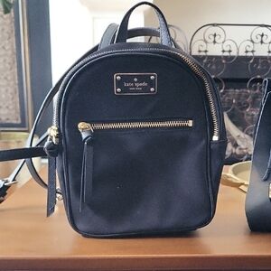 Kate Spade Black Backpack